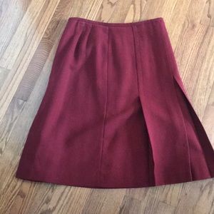 Burgundy Ann Taylor skirt